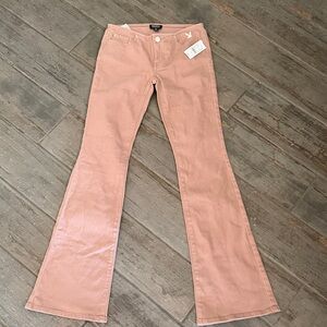 PLAYBOY light brownish/Peach Flare Jeans for Women